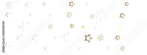 Tableau sur toile Descendant Christmas Constellations: Mind-Blowing 3D Illustration of Falling Fes