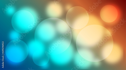 Modern abstract colorful blur circular bokeh light backgrounds