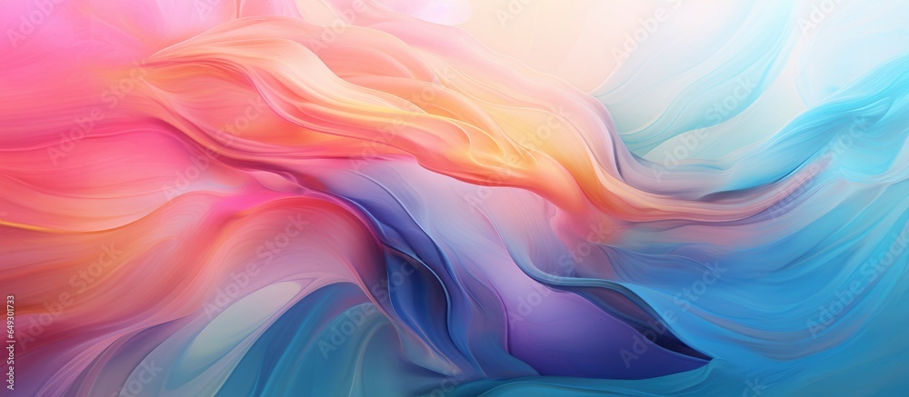 abstract colorful background with waves