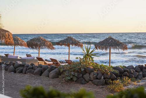 beach at sunset