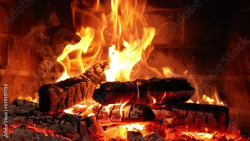 Relaxing fireplace in the house. Amazing crackling Firewood Sounds to Soothe Your Mind. Relax with the amazing sounds of burning logs