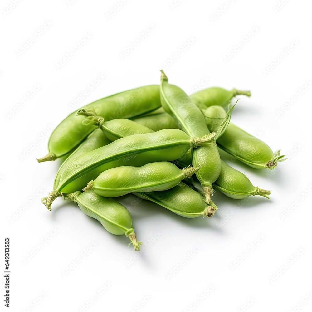 Chinese Pea on White background, HD Chinese Pea on White background, HD