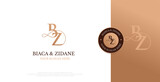 Initial BZ Logo Design Vector 