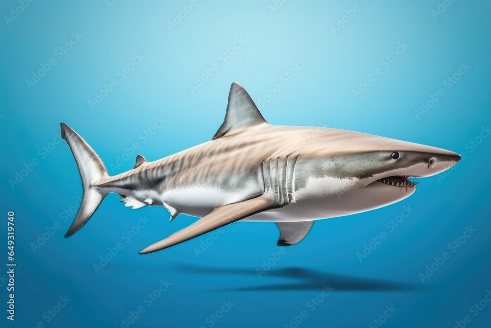 Naklejka premium Majestic Shark in Profile