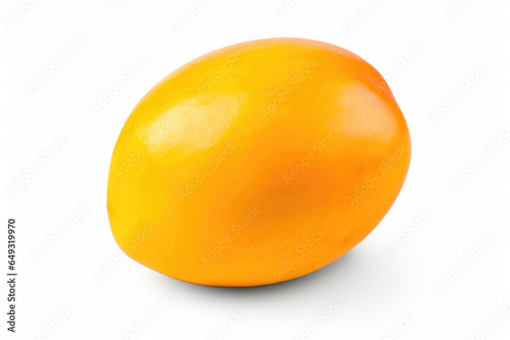 Tropical Mango Fruit on a Clean White Background Tropical Mango Fruit on a Clean White Background