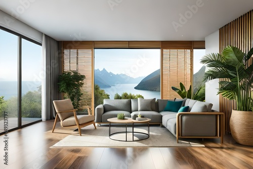 modern living room with furniture © SyedQumar