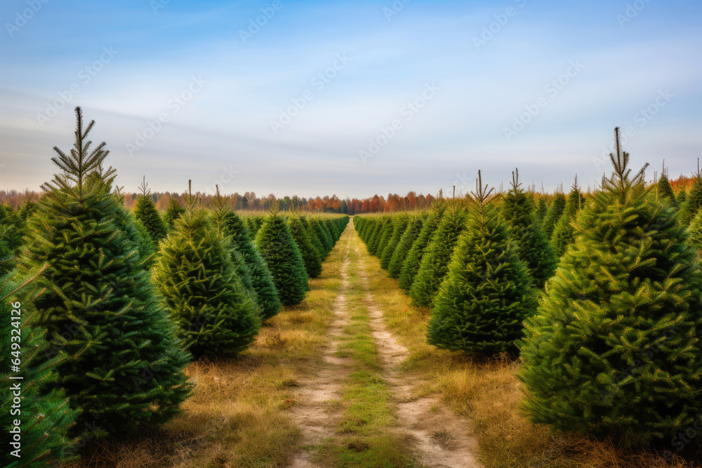 Nature's Gift: The Christmas Tree Farm Scenery