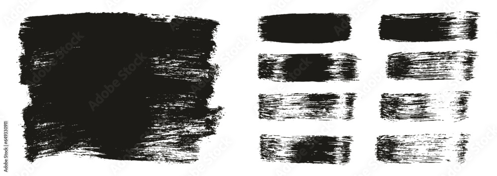Flat Paint Brush Thick Long Background & Straight Lines Mix High Detail Abstract Vector Background Mix Set Flat Paint Brush Thick Long Background & Straight Lines Mix High Detail Abstract Vector Background Mix Set