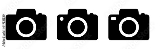 Photo camera vector icon isolated