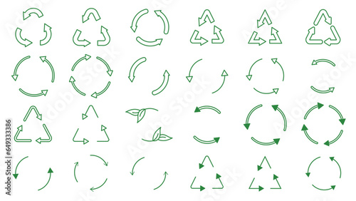 Icon collection with zero emission symbol concept. greenhouse gas carbon credit design set. recycle protect ecological green vector. carbon net zero neutral natural. renewable carbon footprint art