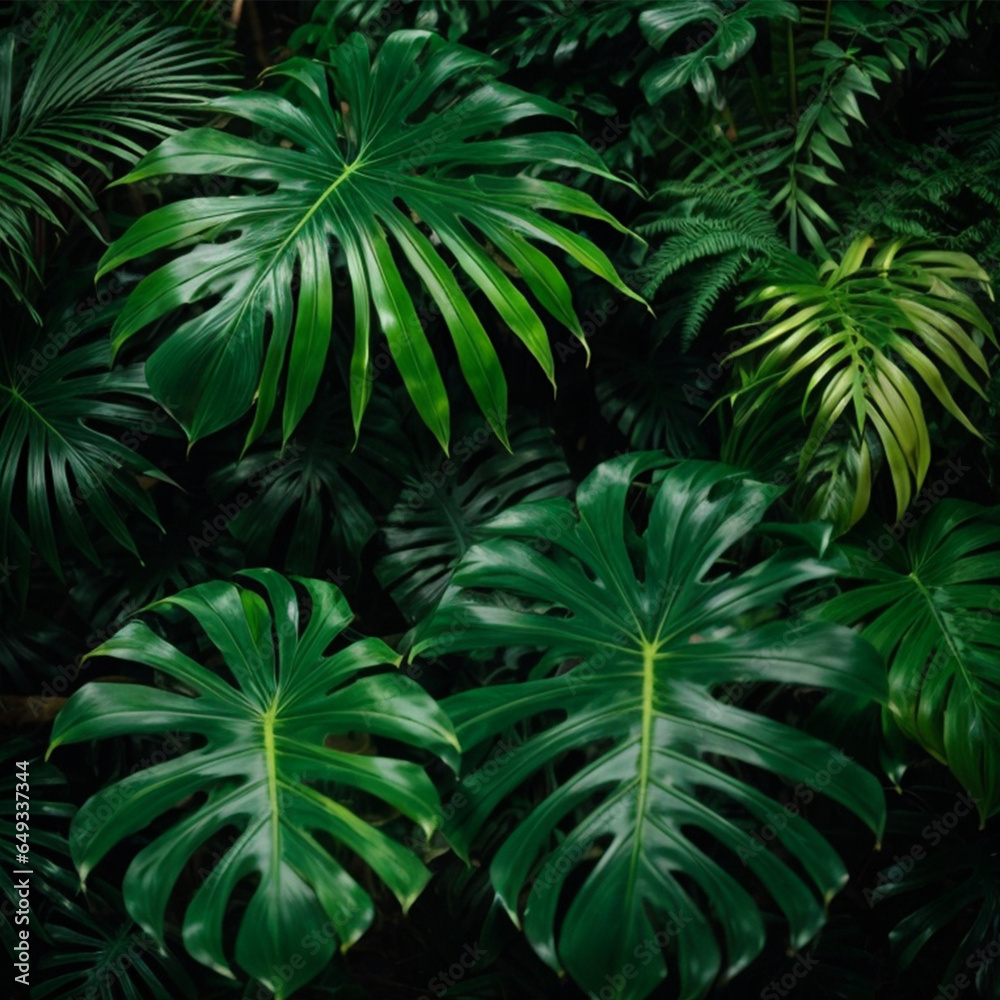 Fototapeta premium leaf texture, foliage nature on a green background, green, grass, vegetation