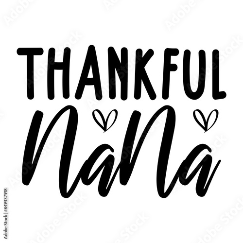 Thankful Nana Svg