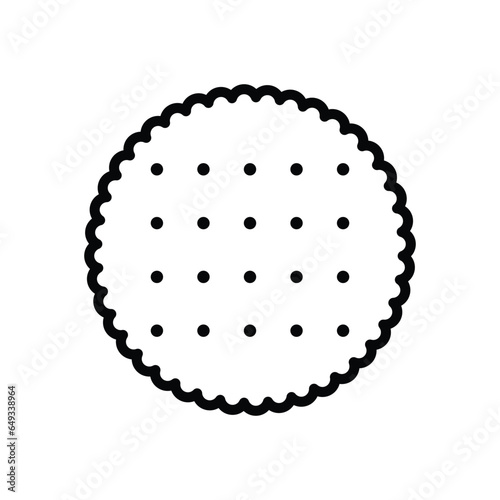 biscuit icon vector design template simple and clean