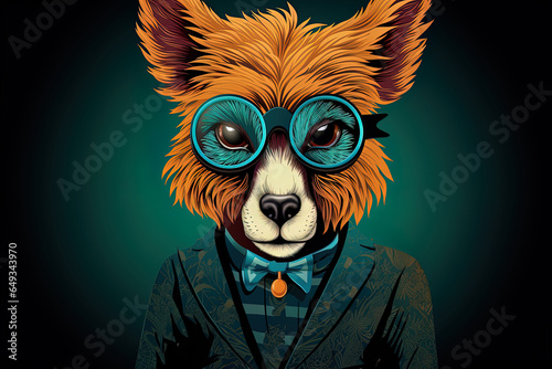 Digital influential animal personalities captivating and instantly connecting with audiences photo