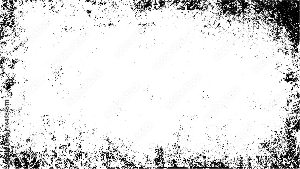 Obraz premium Dust Overlay Distress Grainy Grungy Effect. Distress Overlay Texture. Scratched Grunge Urban Background Texture Vector. 