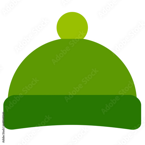 Beanie icon vector in winter season. Beanie design as an icon, symbol, winter or Christmas celebration. Beanie icon in graphic resource for cold season design. Winter clothes to keep the body warm