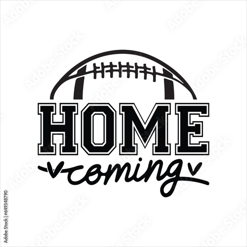 Homecoming Football Svg