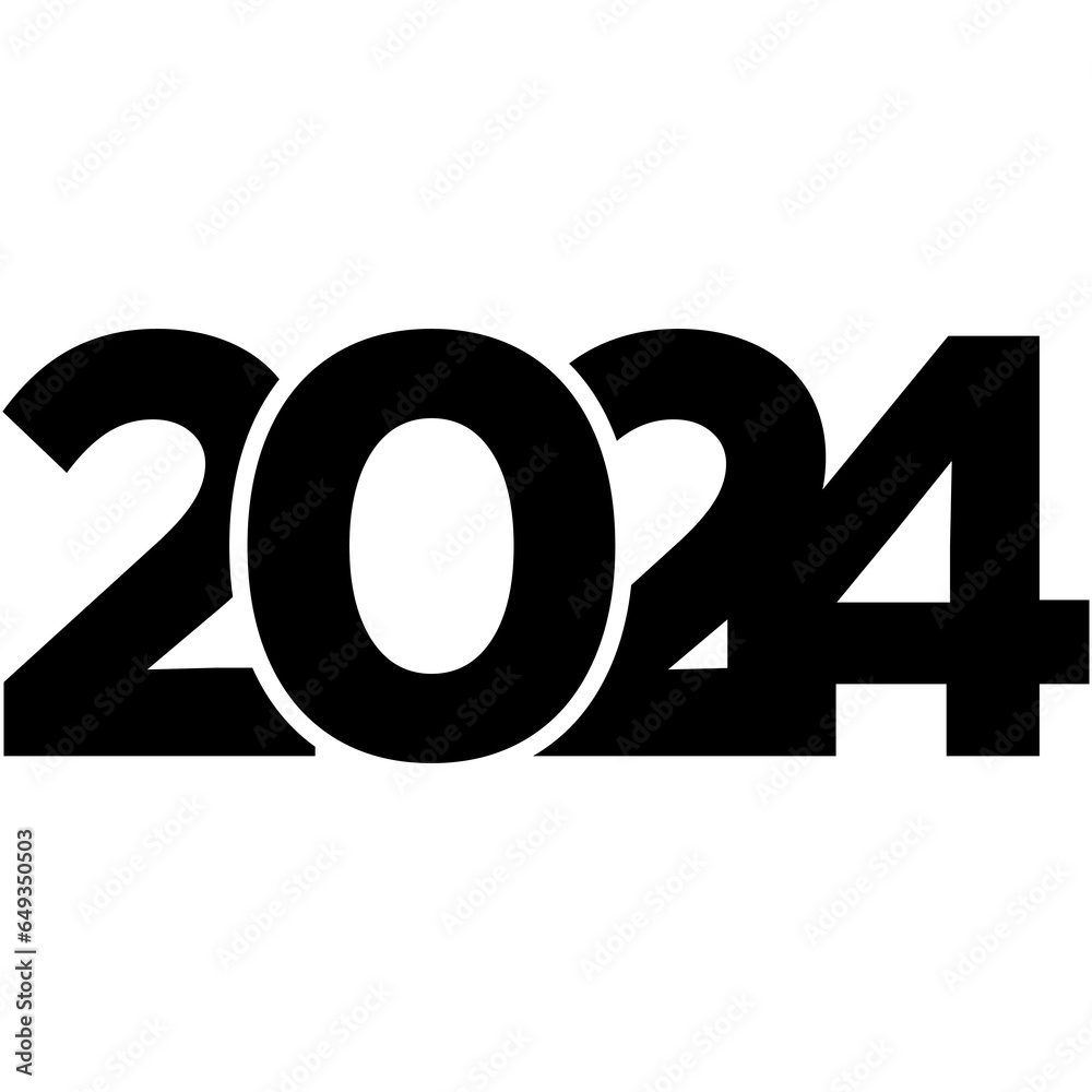 2024, ano 2024, feliz ano novo 2024, 2024 vetor, 2k24, Stock