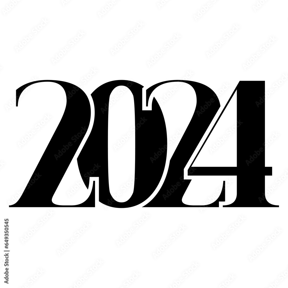 2024, ano 2024, feliz ano novo 2024, 2024 vetor, 2k24, ilustración de