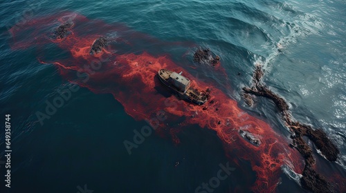 Environmental preservation, swift reaction, containment tactics, clean-up undertaking, safeguarding marine habitats, cooperative teamwork. Generated by AI.