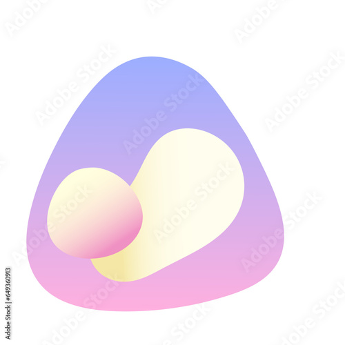 Abstract Bright Gradient Colored Shape Icon 