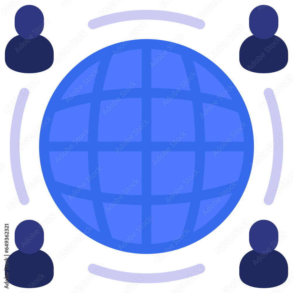 Global Network Icon Global Network Icon