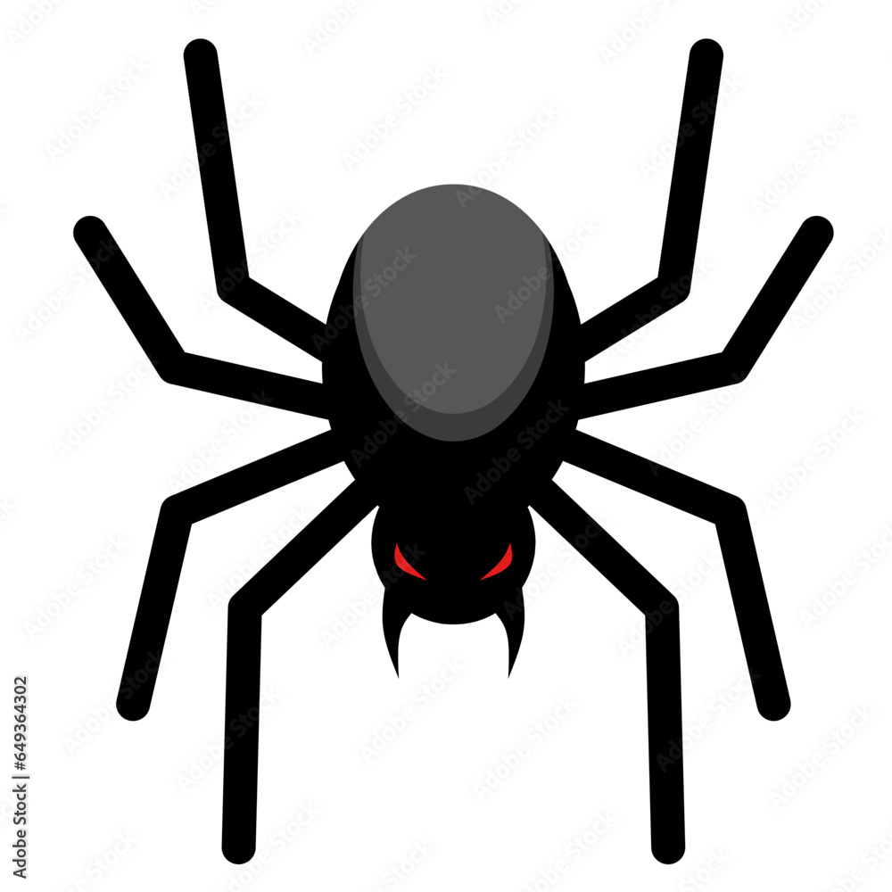 Scary spider icon vector illustration for happy Halloween event. Halloween spider icon that can be used as symbol, sign or decoration. Spider icon graphic resource for Halloween theme vector design Scary spider icon vector illustration for happy Halloween event. Halloween spider icon that can be used as symbol, sign or decoration. Spider icon graphic resource for Halloween theme vector design