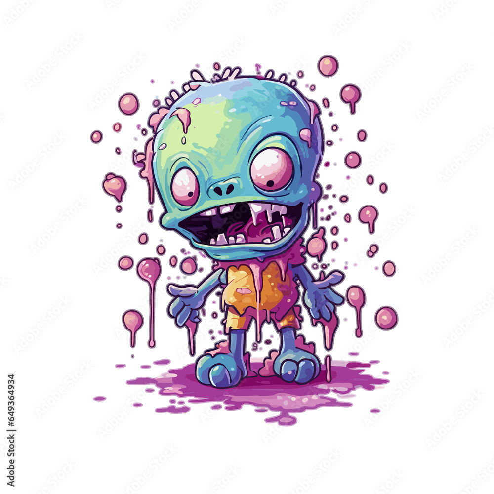 Φωτογραφία Zombie Cuteness Spooktacular and Sweet Fantasy , PNG, Illustration