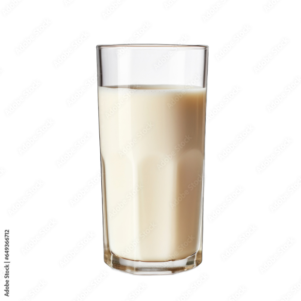 Warm Vanilla Milk isolated on transparent background