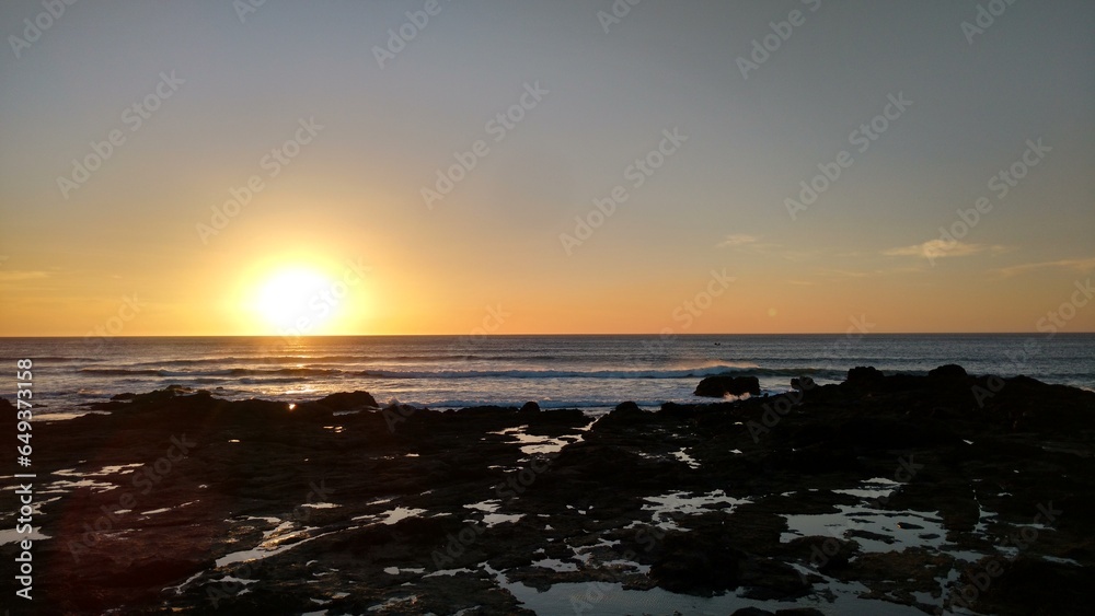 Obraz premium sunset on the beach