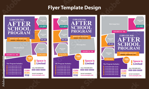 School Flyer Design Template