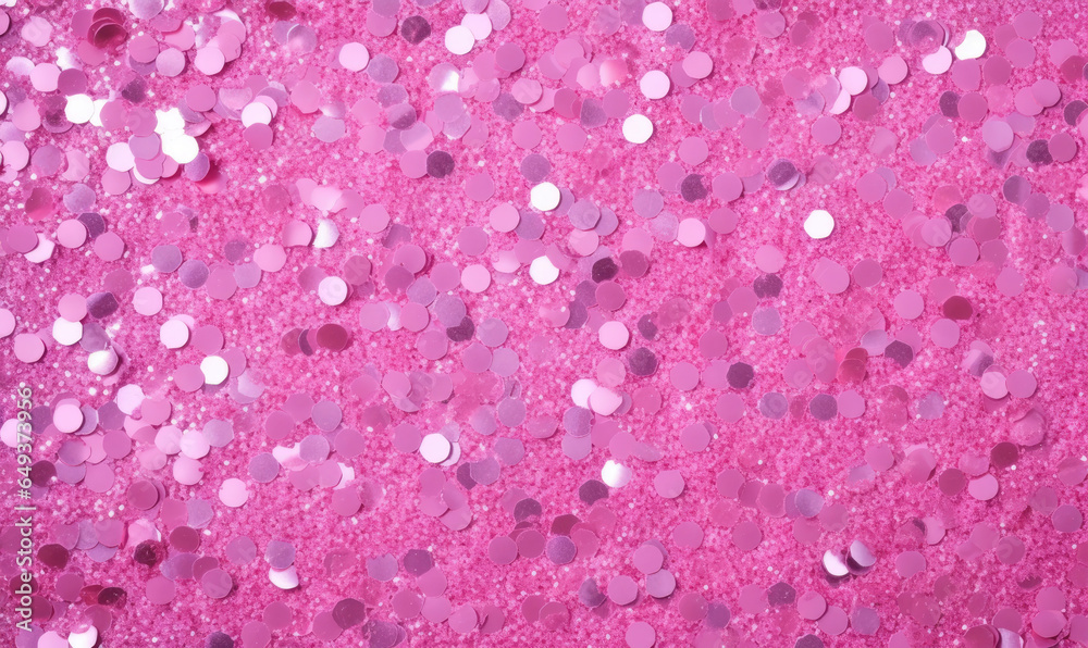 Vibrant pink sequins shimmering. Vibrant pink sequins shimmering.