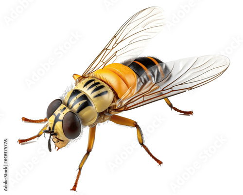Insect, fly isolated on the transparent background PNG.