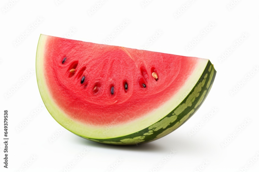 Slice of fresh watermelon isolated on white background Slice of fresh watermelon isolated on white background