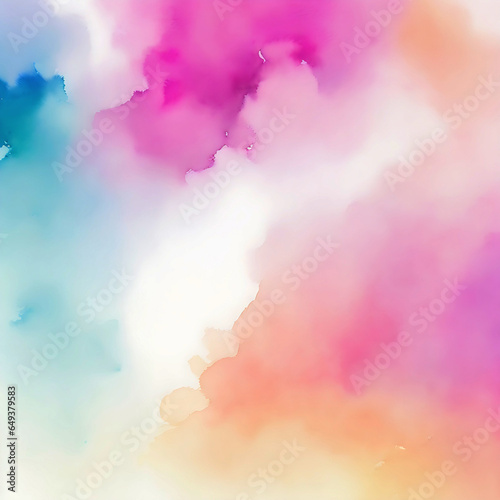 Abstract Hand Painted Water Color Background