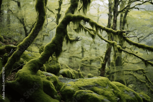 Mossy Forests: Nature's Green Velvet Tapestry