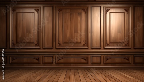wooden door in a house