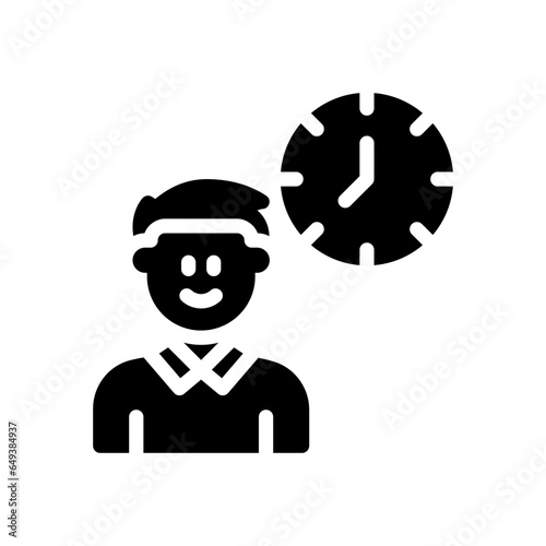 timing glyph icon