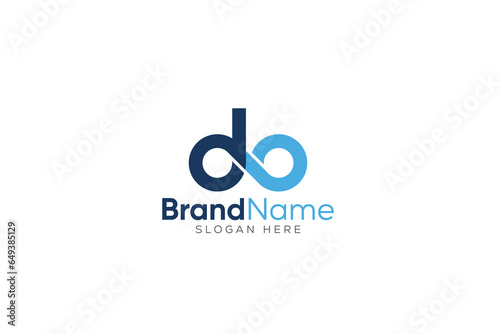 Initial letter d o creative and professional infinity logo