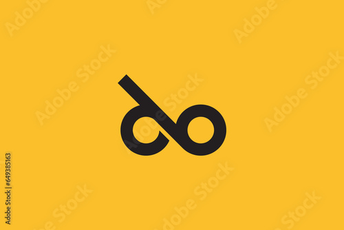 Initial letter d o creative and professional infinity logo