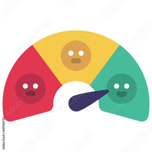 Customer Satisfaction Chart Icon