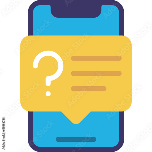 Mobile Question Message Icon