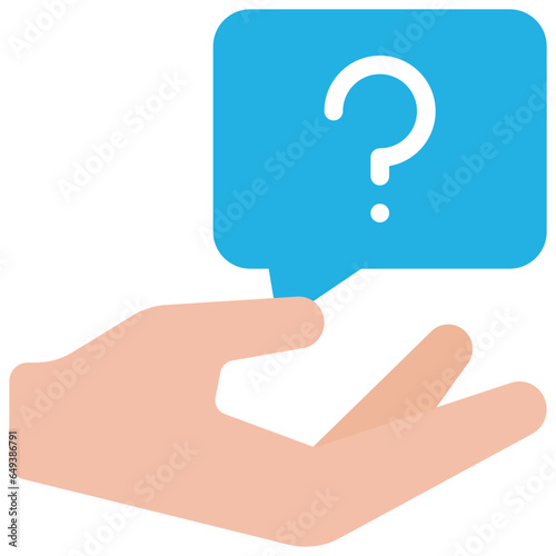 Hand Giving Question Icon