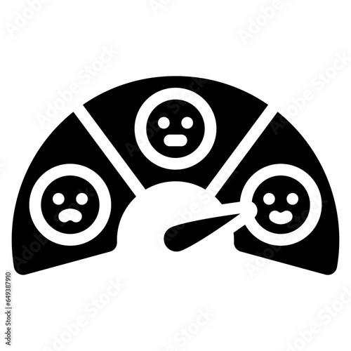Customer Satisfaction Chart Icon