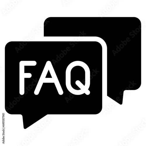 FAQ Two Messages Icon