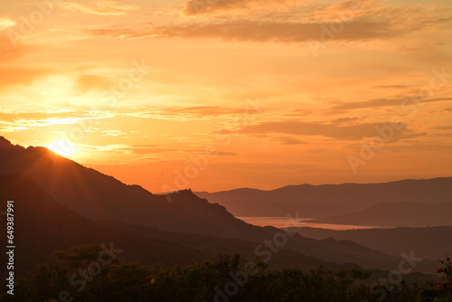 Fototapeta Naklejka Na Ścianę i Meble -  soirée en Corse