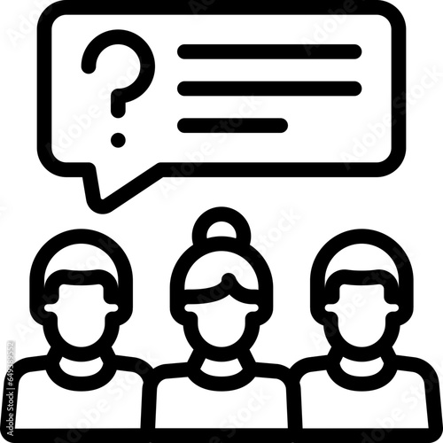 Group Question Message Icon