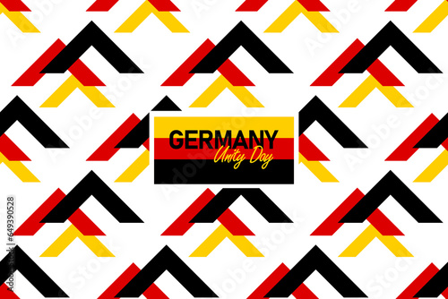 German independence day german unity day german republic day tag der deutschen einheit. deutschland language banner design German independence day germany unity days photo