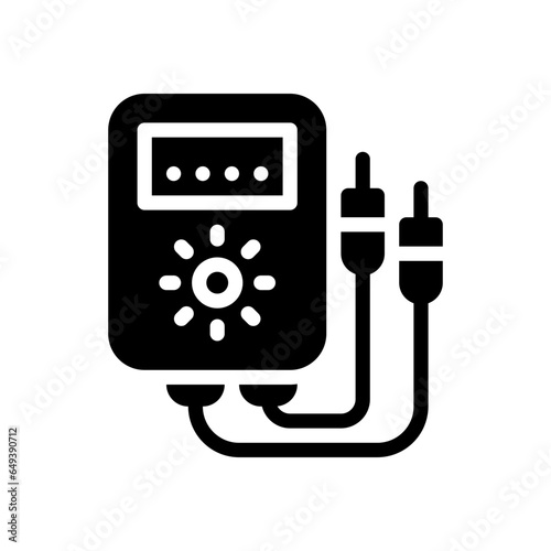 multimeter glyph icon