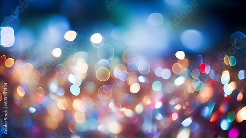 Blurred golden festive lights. Christmas time concept. Perfect new year backdrop. Party concept